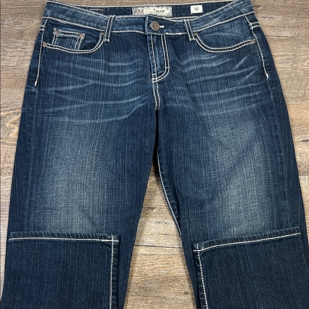 👖 BKE “Taylor” Dark Wash Straight-Leg Jeans | Size 30